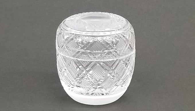楽天市場】【中古】【ガラス】彩風造 玻璃切子棗（共箱）【送料
