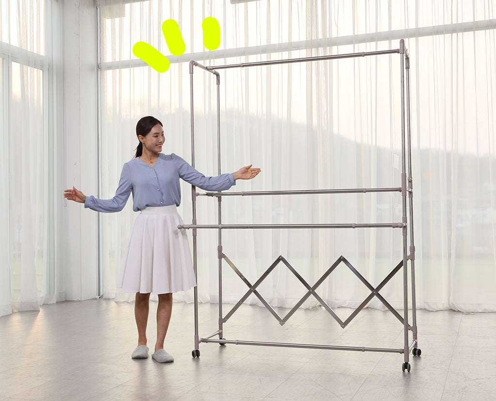 自分だけの素敵なドレスルームに！取り付け簡単！カサマル4段ジャンボ