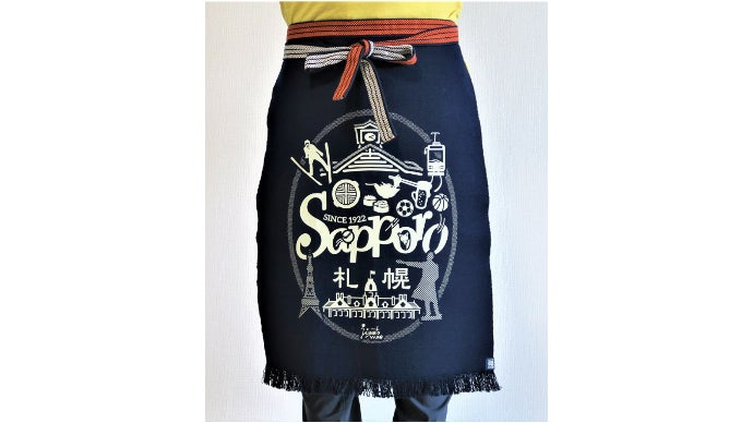 北海道の魅力をアピール、じもとじまん伝統の帆前掛け「JIMOTOMAE