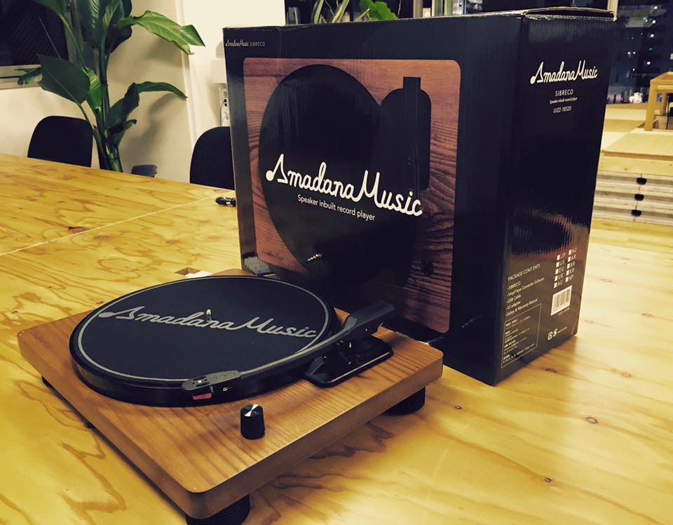 Amadana Music第一弾！スピーカー内蔵レコードプレーヤーを創ろう