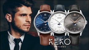 「Keko watch」エレガントで高級感のあるスイス製腕時計を