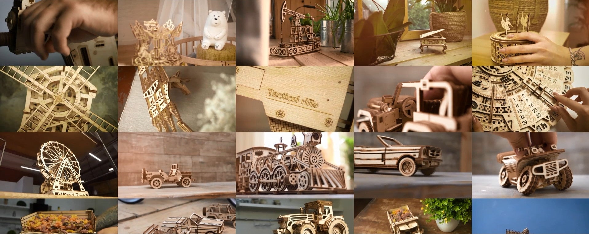 完成美に酔いしれる。動く木製3Dパズル スペーススパイダー｜Wood