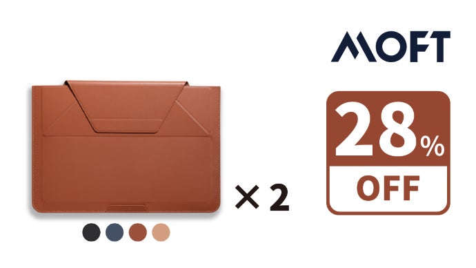 1秒でPCスタンドに！スタンド＋保護＋収納を叶えた、MOFT多機能