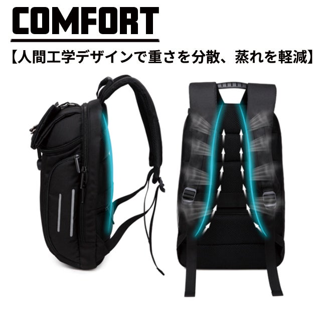 ショルダーバッグを瞬時に取り外せるPCリュック【ツナグバッグ2in1