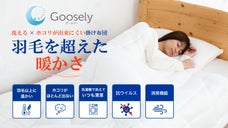 羽毛より温かく、洗濯機で洗えて、ほこりが出にくく、抗ウイルス・消臭機能の掛布団