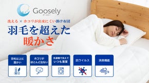 羽毛より温かく、洗濯機で洗えて、ほこりが出にくく、抗ウイルス・消臭機能の掛布団