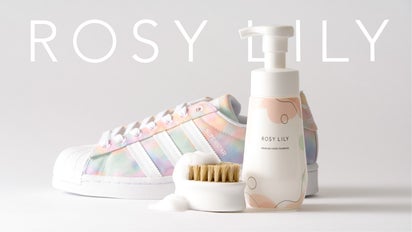 シャンプー ciel.lily 拭き取るだけ】洗い流さないシューズシャンプー ROSY LILYロジーリリー