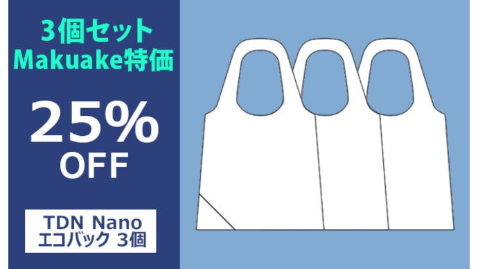 生活必需品】超ミニ、超軽量のエコバッグ「TDN NANO ECO BAG