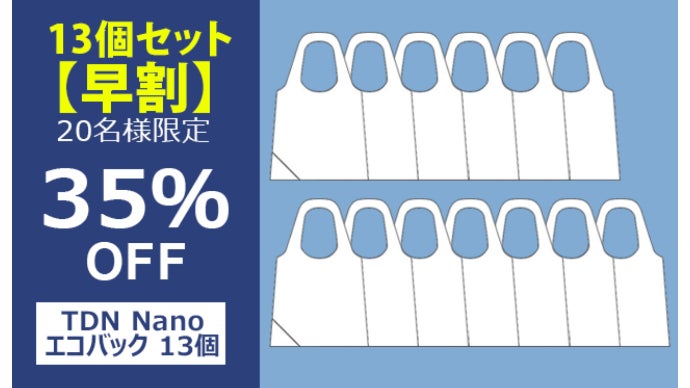 生活必需品】超ミニ、超軽量のエコバッグ「TDN NANO ECO BAG