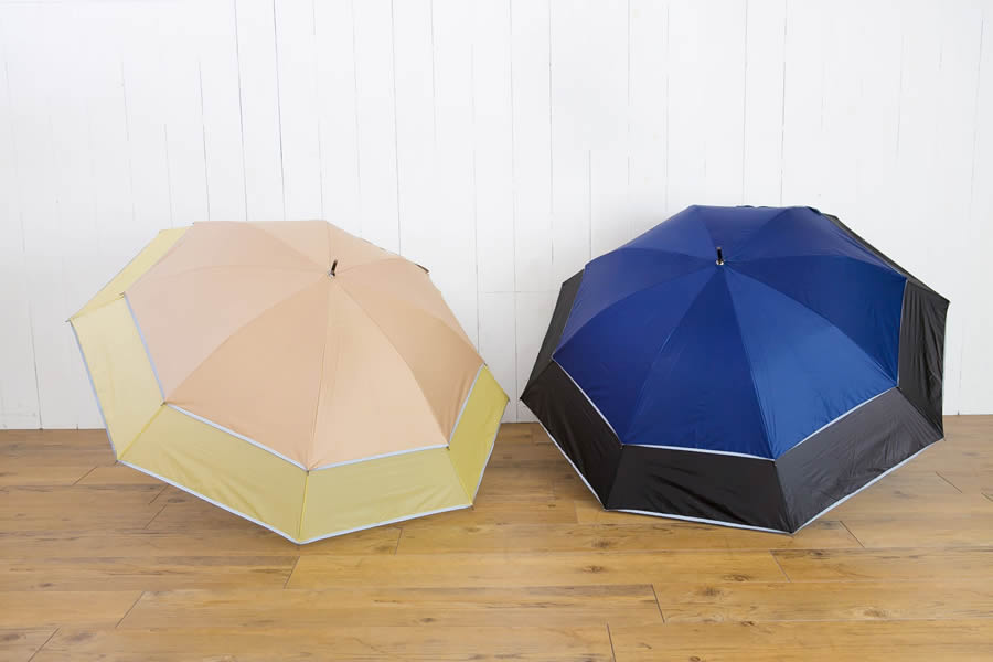 長傘より短いのに、開くと長傘サイズ！突然のゲリラ豪雨でも安心