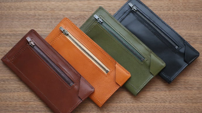 極小長財布の決定版」紙幣を折らずに20枚収納！日本製ハンドメイド長