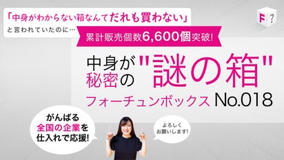 だれも買わないと言われていたのに6,600個突破のフォーチュンボックス 