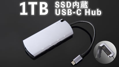 6TB SSDセット（1TB×4台 + 2TB + USBハブ + 透明ケース） サンワ