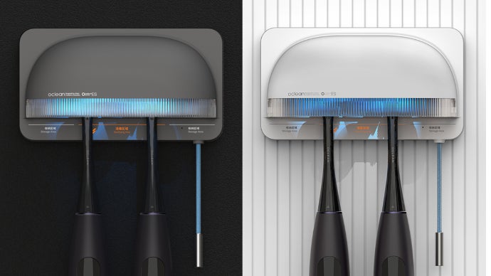 歯ブラシもシェーバーもUV-C LEDでしっかり除菌 すっきり収納