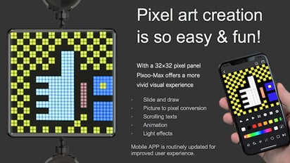 Divoom Pixoo-Max ピクセルディスプレイ 32 x 32 Digital Photo Frame｜ Home Light Decor｜ Pixoo-Max