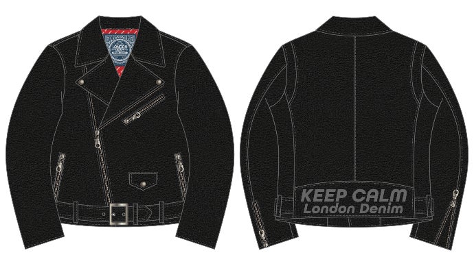 雨の日も着れる』 ラムレザー・ライダースジャケット・（耐水機能