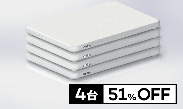 いつものトイレで猫様の体重と尿量・回数を自動で記録するCatlog Board