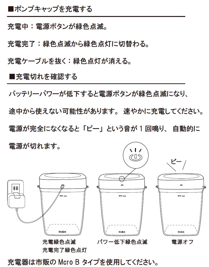 ワンプッシュで簡単に真空保存！食材の酸化を軽減する感知機能付き新