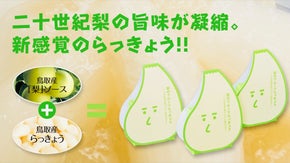 梨とらっきょうが美味しくコラボ！果汁の旨み凝縮で新感覚 梨のフルーツらっきょう！