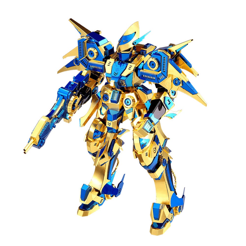 Makuake｜光り輝くメタリックナノパズル新作 【メタルロボット