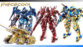 光り輝くメタリックナノパズル新作 【メタルロボット】 Piececool