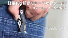 クールな素材感がカッコイイ！錆びないから長く使えるキーオーガナイザー