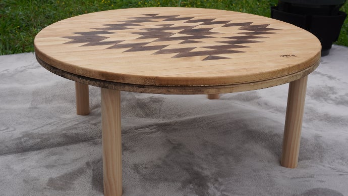 キャンプ、アウトドア、グランピング！M's factory折りたたみ木製脚