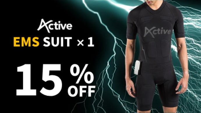 高効率筋トレで理想の体に！全身EMSスーツ「Active」新色登場