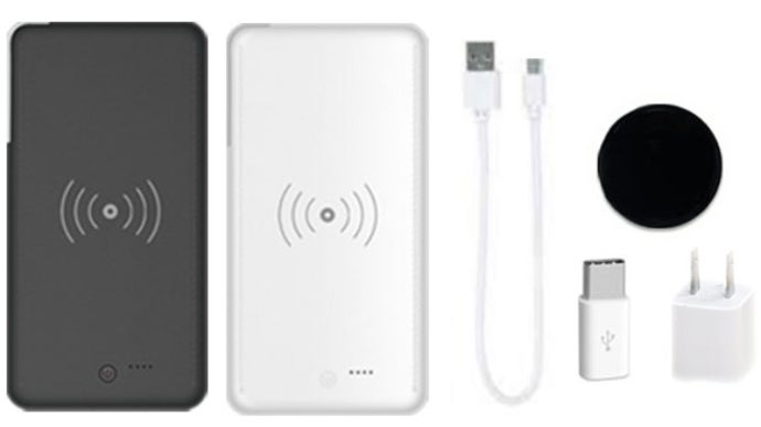 置くだけ！くっつく！持ち運べる！モバイルバッテリー機能付き