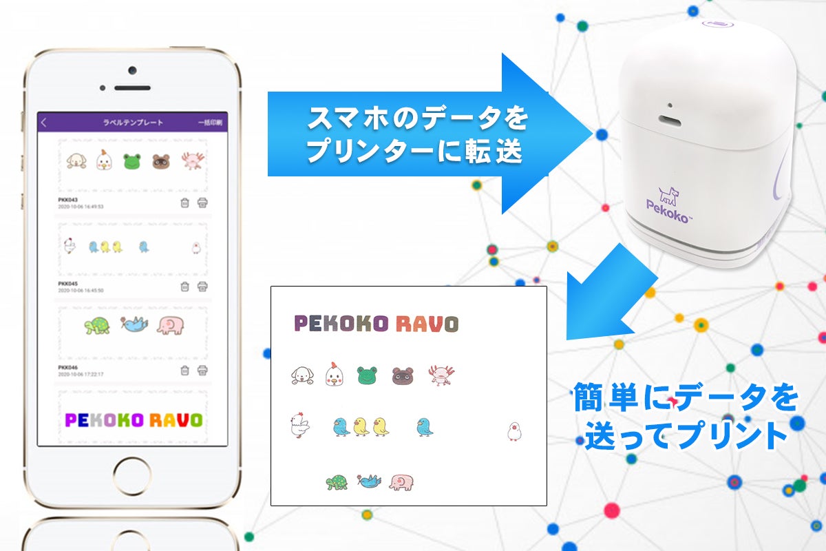 自分好みのプリントを色んなところに！ モバイルプリンター
