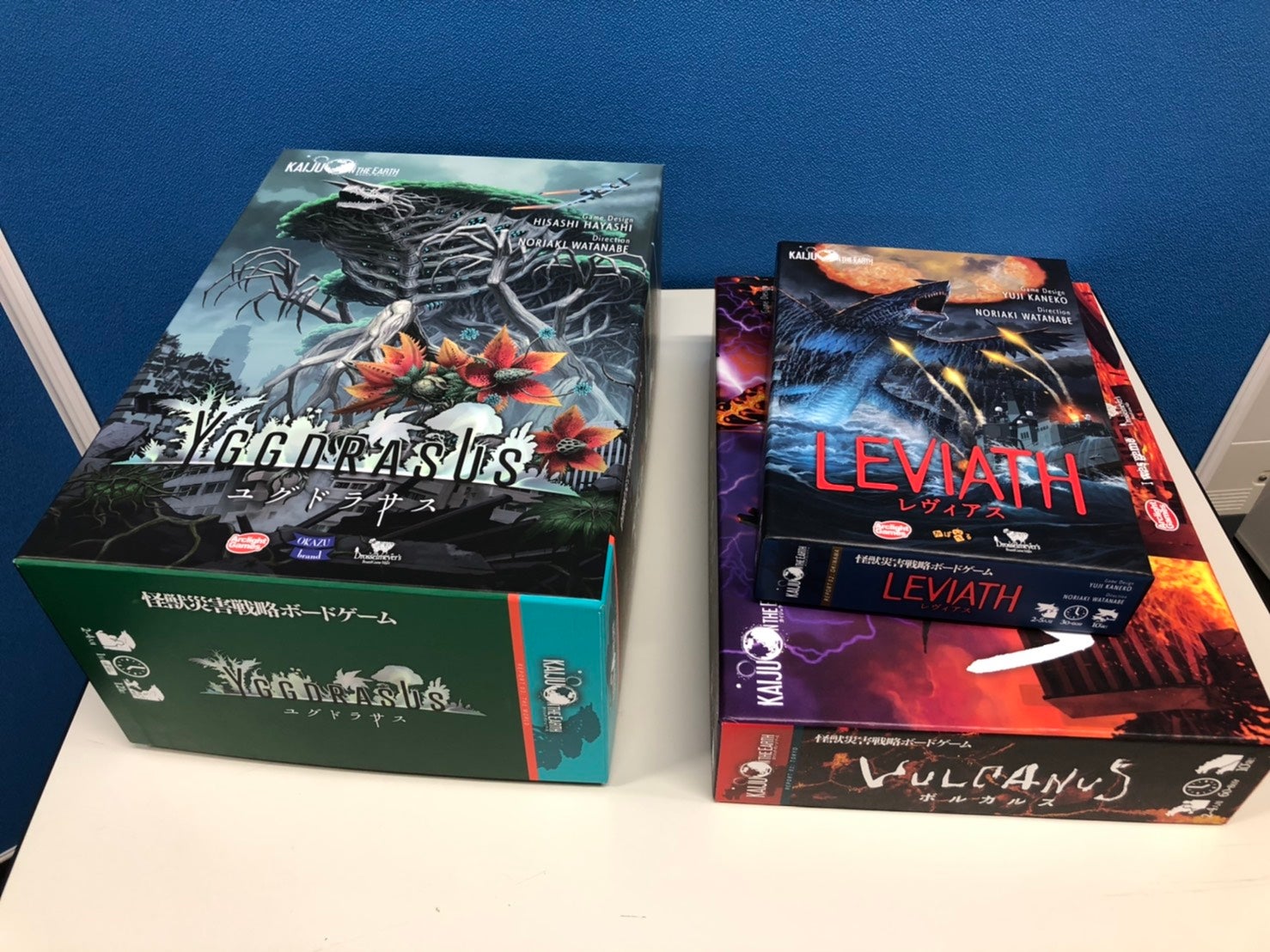 世界最速入手】怪獣災害戦略ボードゲーム第3弾『ユグドラサス』【特典