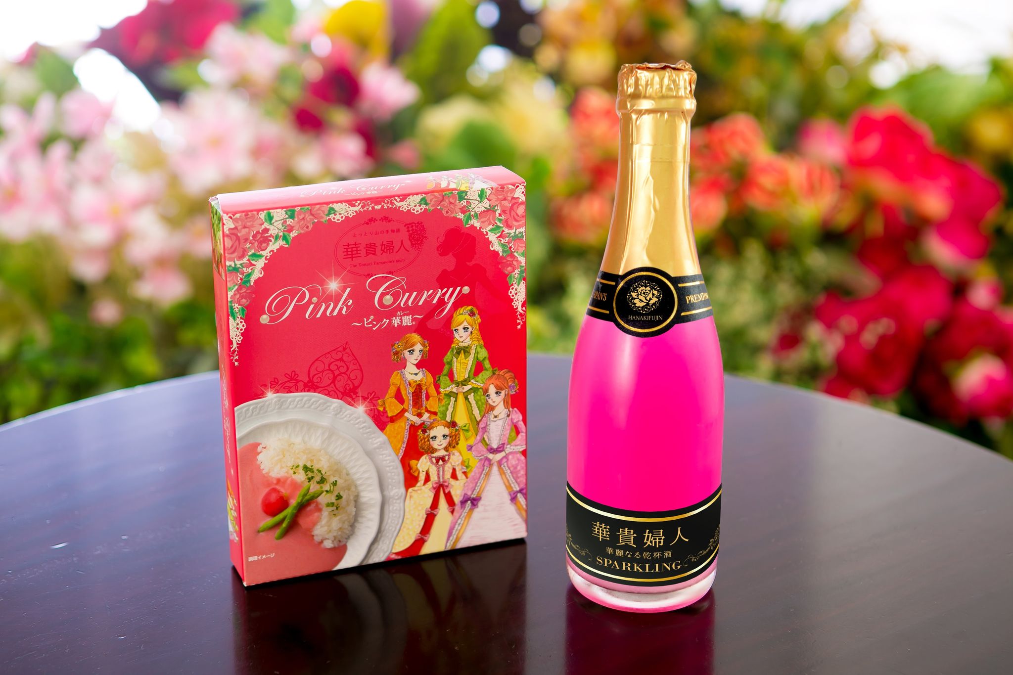 ヒミツは紫芋！「ピンクのスパークリング乾杯酒・華貴婦人