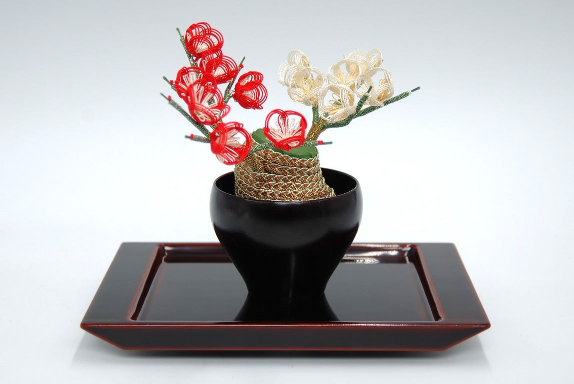 盆栽水引アート工房】伝統工芸水引細工のお正月飾り！｜マクアケ