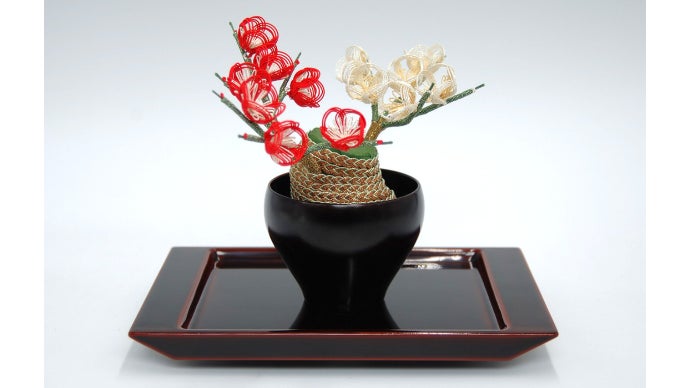 盆栽水引アート工房】伝統工芸水引細工のお正月飾り！｜マクアケ