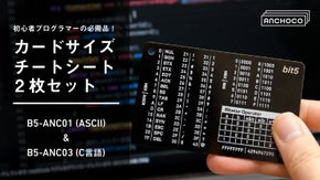 プログラミング初心者の必需品！チートカード[B5-ANC01＆03]