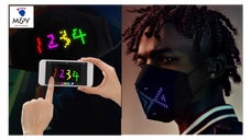 【新トレンド】帽子やマスクに！近未来的なファッションを演出できる+LEDパネル