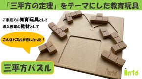数学力を伸ばす！三平方の定理をテーマにしたオリジナルパズル！