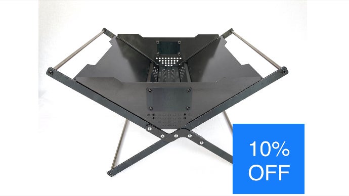 アウトドアやキャンプで活躍。自動車部品メーカーが造る新しい焚き火台