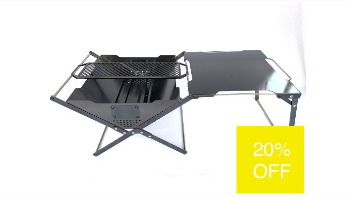 アウトドアやキャンプで活躍。自動車部品メーカーが造る新しい焚き火台