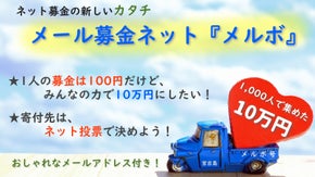 毎月100円募金！寄付先は投票で。ネット募金の新しいカタチを作りたい！