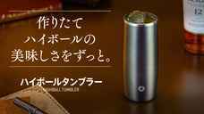 【極上の喉ごしと冷たさが続く】大きな氷を長時間キープ。軽量ハイボールタンブラー