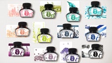 二十四節気がテーマ、季節の色彩万年筆インク第2弾（冬春カラーのコレクション）