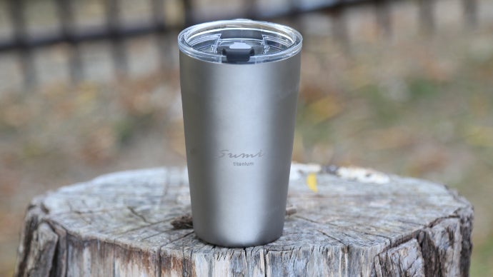 純チタン製タンブラー「sumi」 いつものコーヒーブレイクに密かな贅沢
