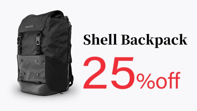 旅行はこれ1つで！現代のトラベルバックパック「Shell Backpack