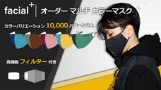 【facial＋】デザインと機能性を両立したセミオーダーマスクの先行販売