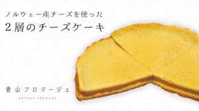 知られざる絶品！？　ノルウェー産のチーズを贅沢に使用した2層のチーズケーキ