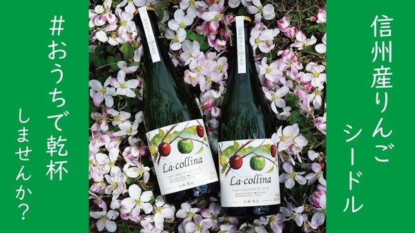 おうちで乾杯　信州産りんごのクラフトシードル「ラ・コリーナ」を届けたい