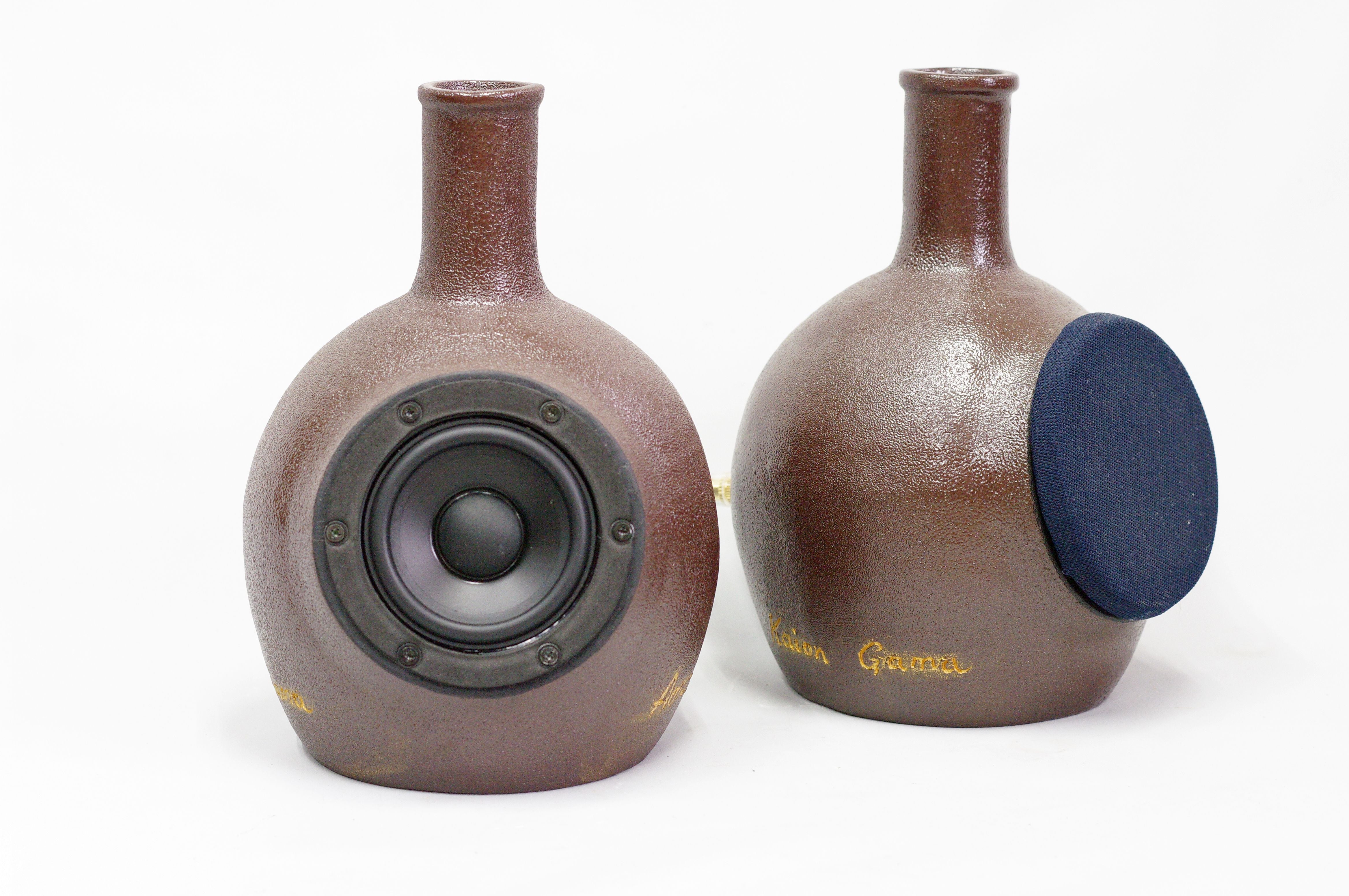 素敵な住空間！ 屏風ヶ浦焼高音質陶器スピーカー「Amano Iwabue