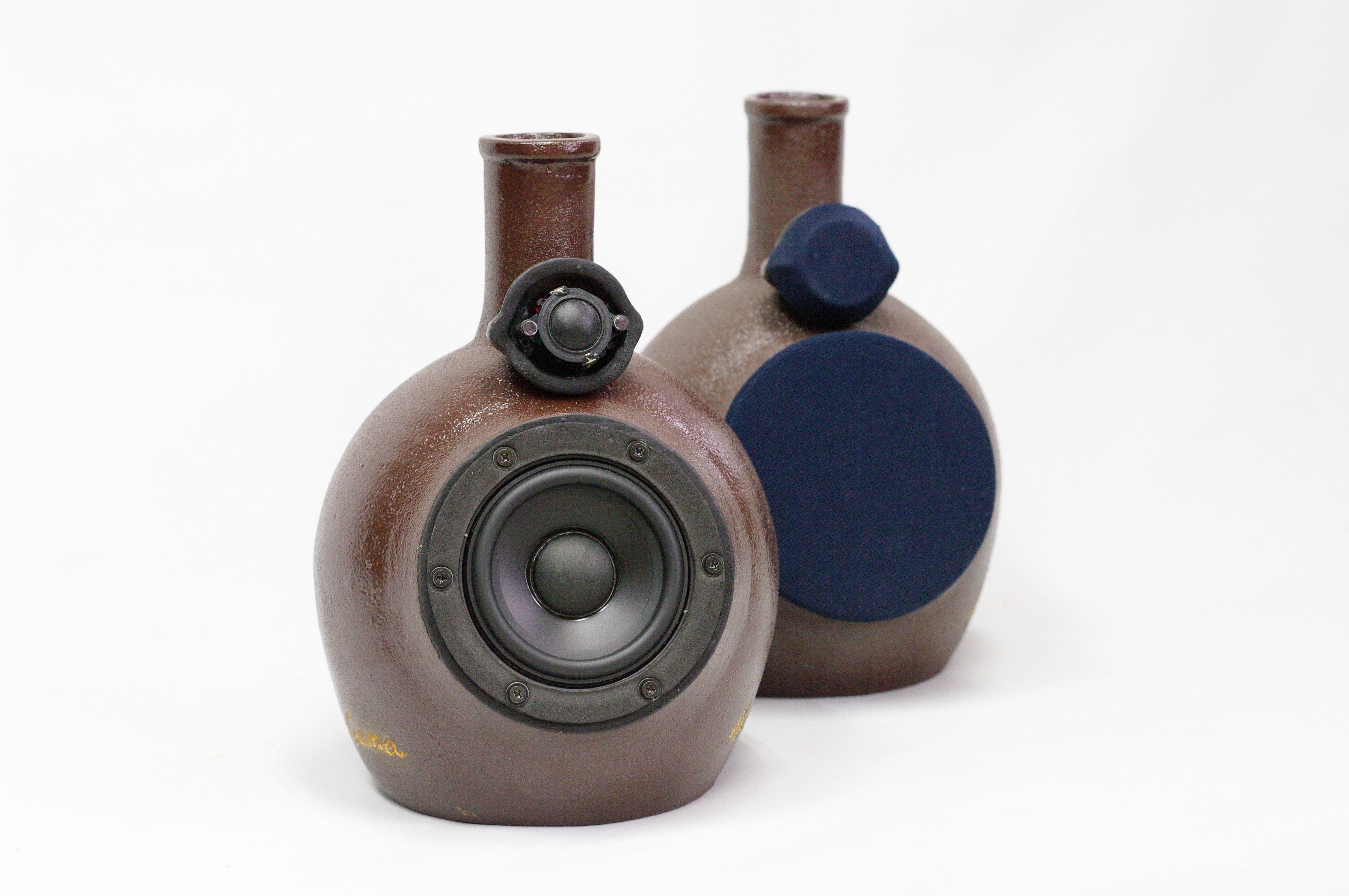 【波動転写専用】【レア希少品】特注品円形木製スピーカー　専用アンプ付き 1505510_1.JPG?version=1720856267