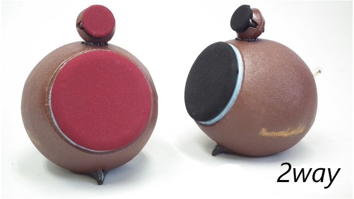 素敵な住空間！ 屏風ヶ浦焼高音質陶器スピーカー「Amano Iwabue